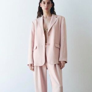 Zara linen blend blazer